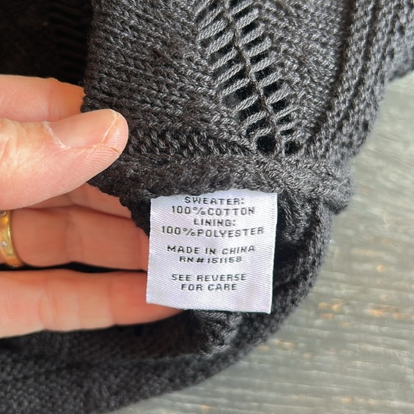 525 American Fauxchet Crochet Black Sleeveless Dress NWT - Picture 7 of 9